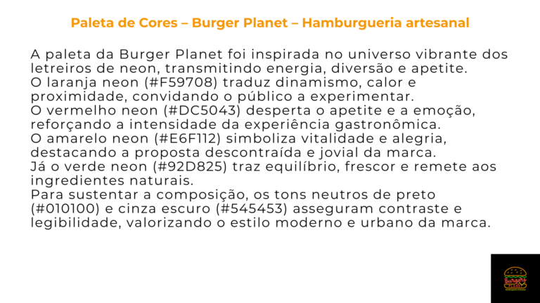Paleta de Cores – Burger Planet – Hamburgueria artesanal (2)