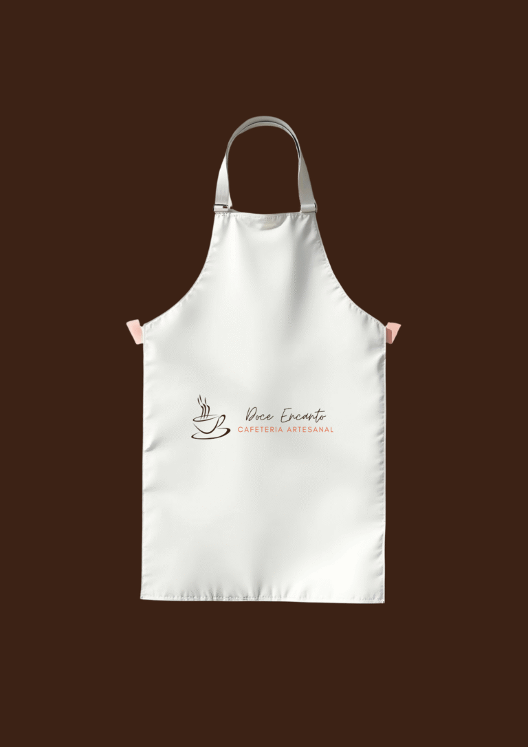 Pattern Aventalbarista com pattern aplicado Doce Encanto