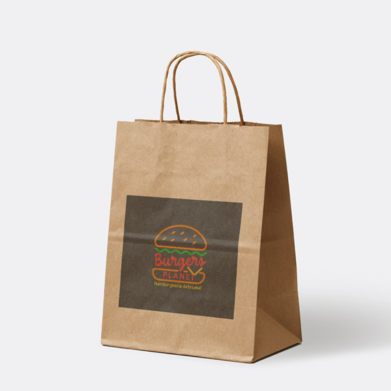 Pattern - Sacola para delivery Burger Planet