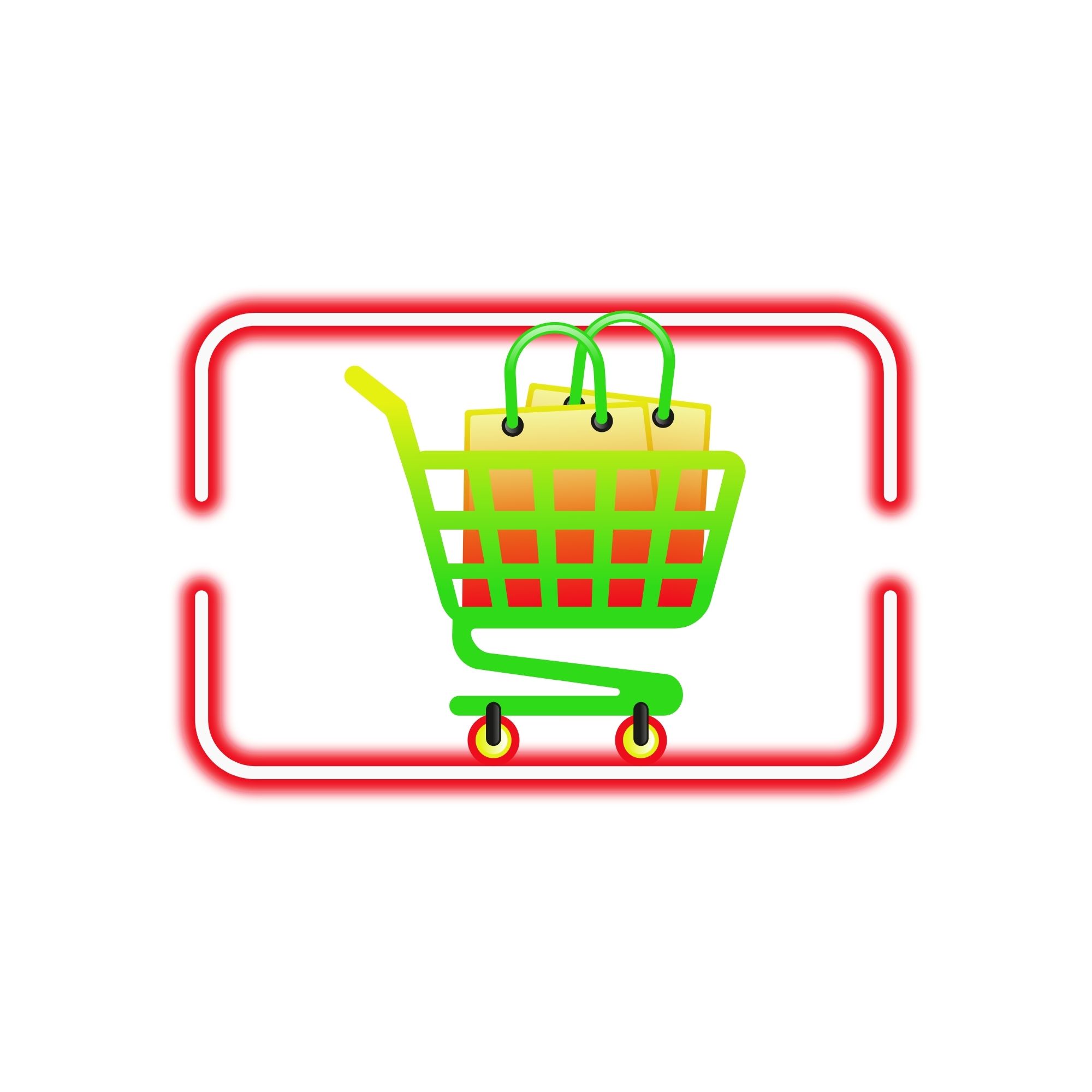 Símbolo Isolado Siga As Ofertas Fundo Branco