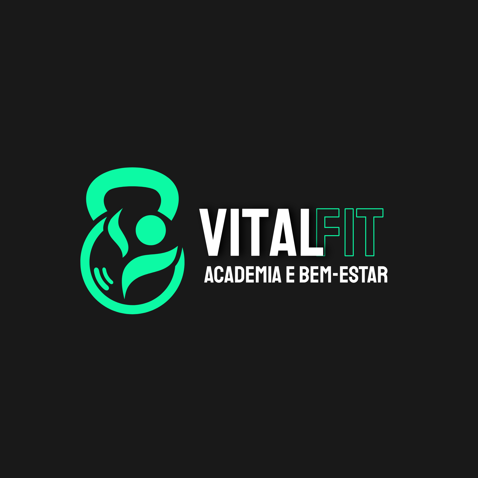 Versão Secundária VitalFit Fundo Escuro